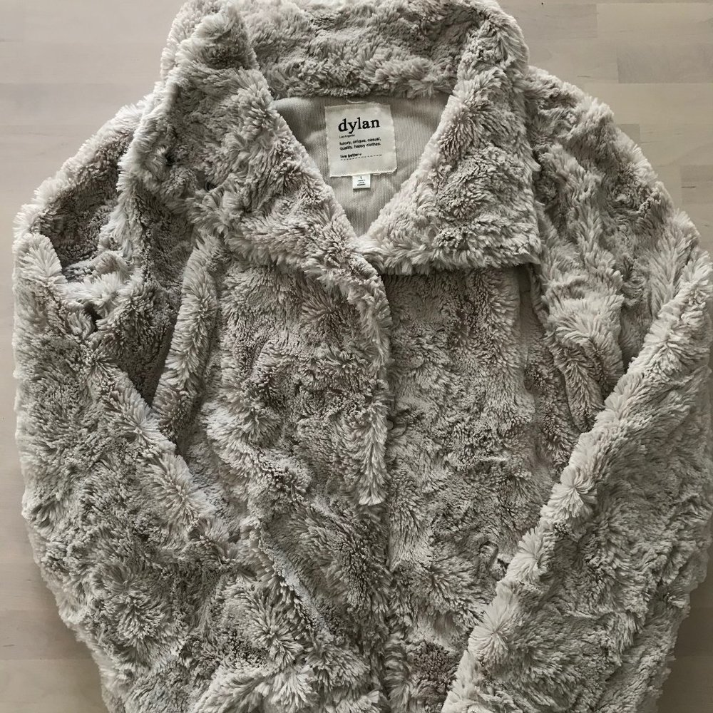 Dylan Faux Fur Cream Jacket